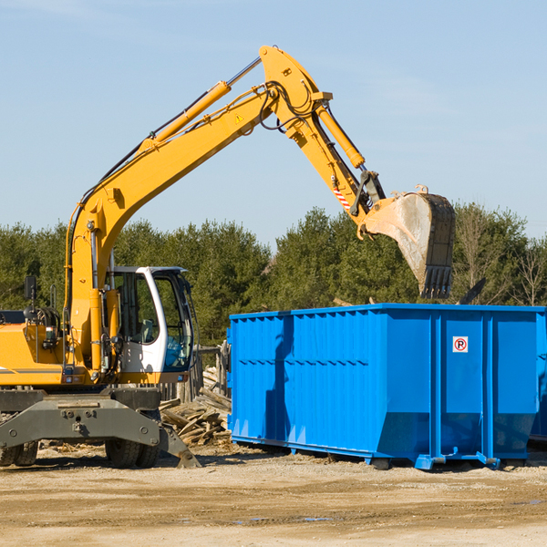 can i rent a residential dumpster for a construction project in Four Oaks North Carolina